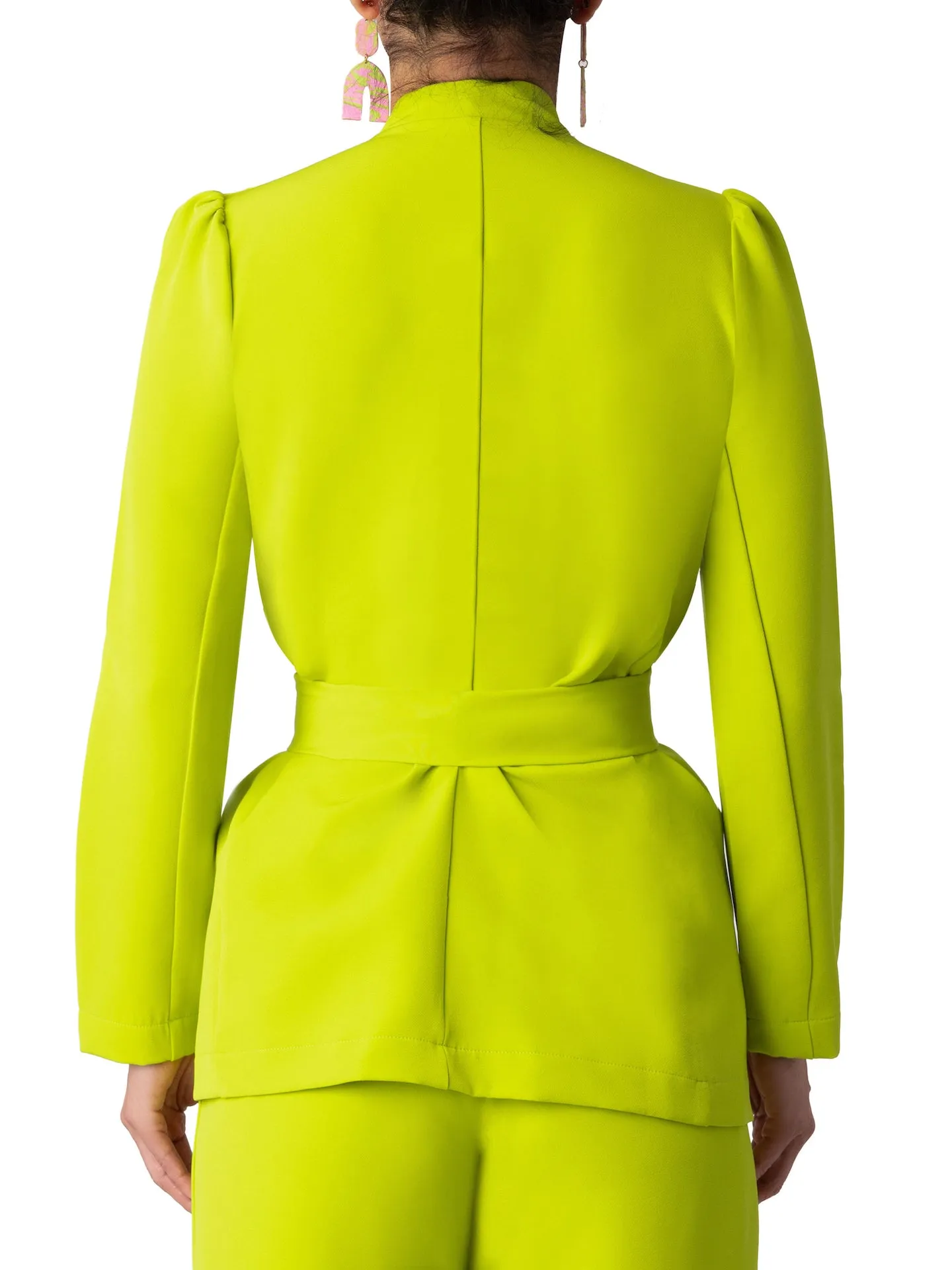 "Quenepa" Unlined Lime Blazer