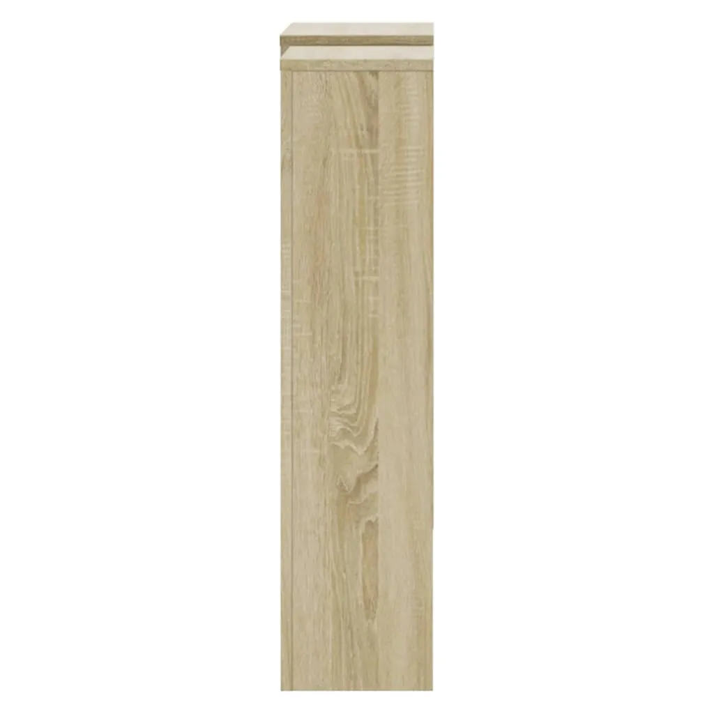 Radiator Cover Sonoma Oak 205x21.5x83.5 cm Engineered Wood