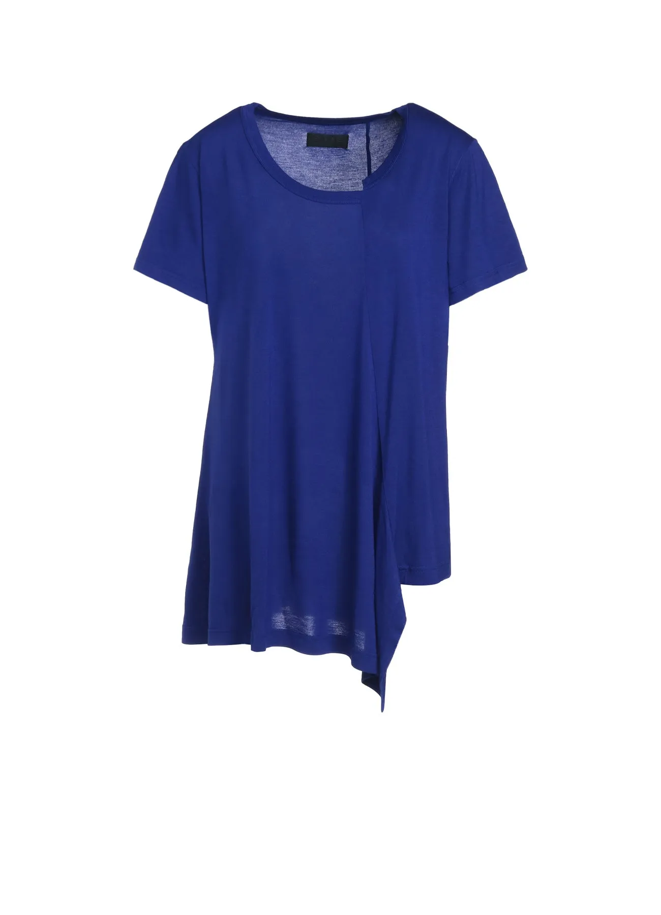 RAYON JERSEY DECONSTRUCTED ASYMMETRICAL DESIGN T-SHIRTS