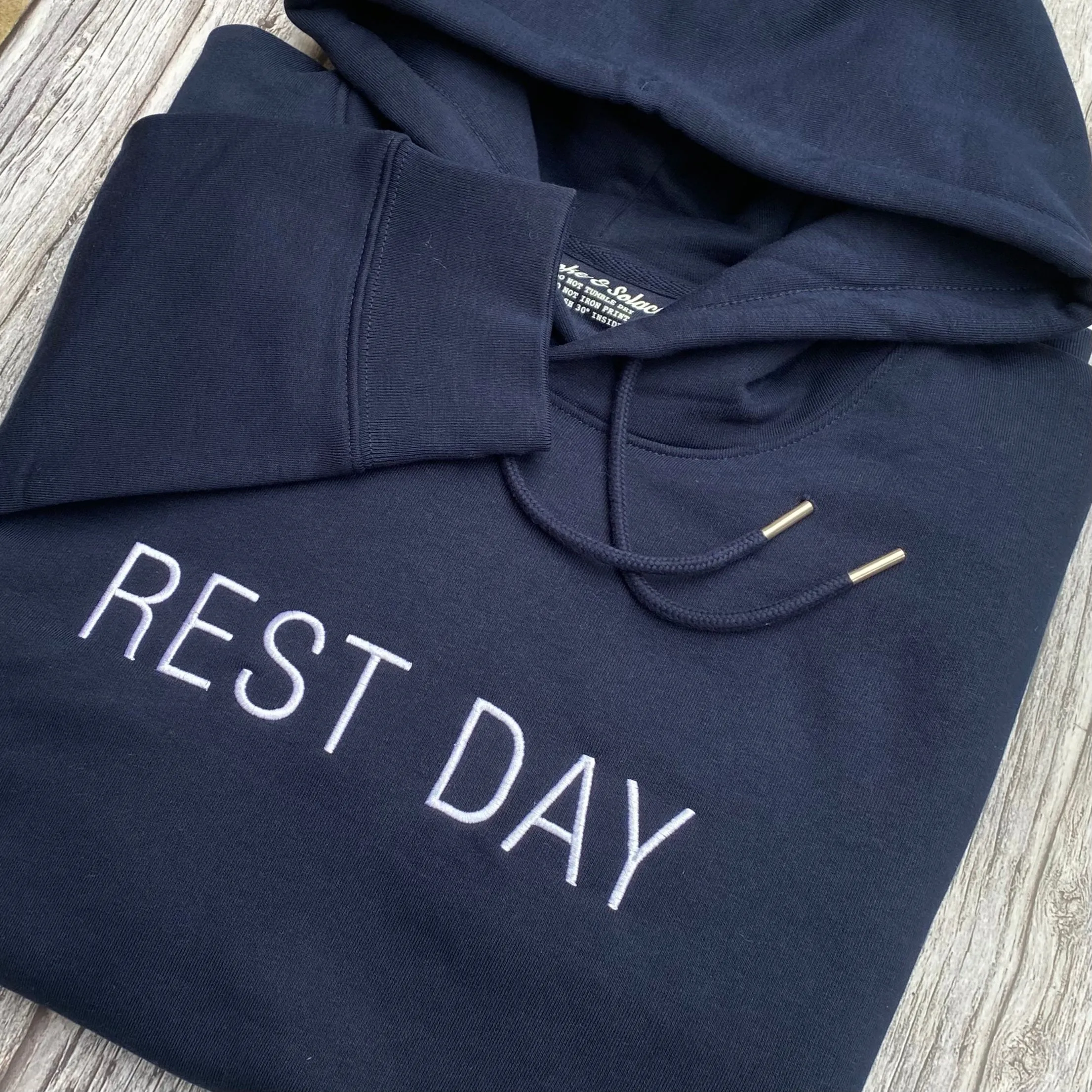 Rest Day Hoodie - Embroidered (w)