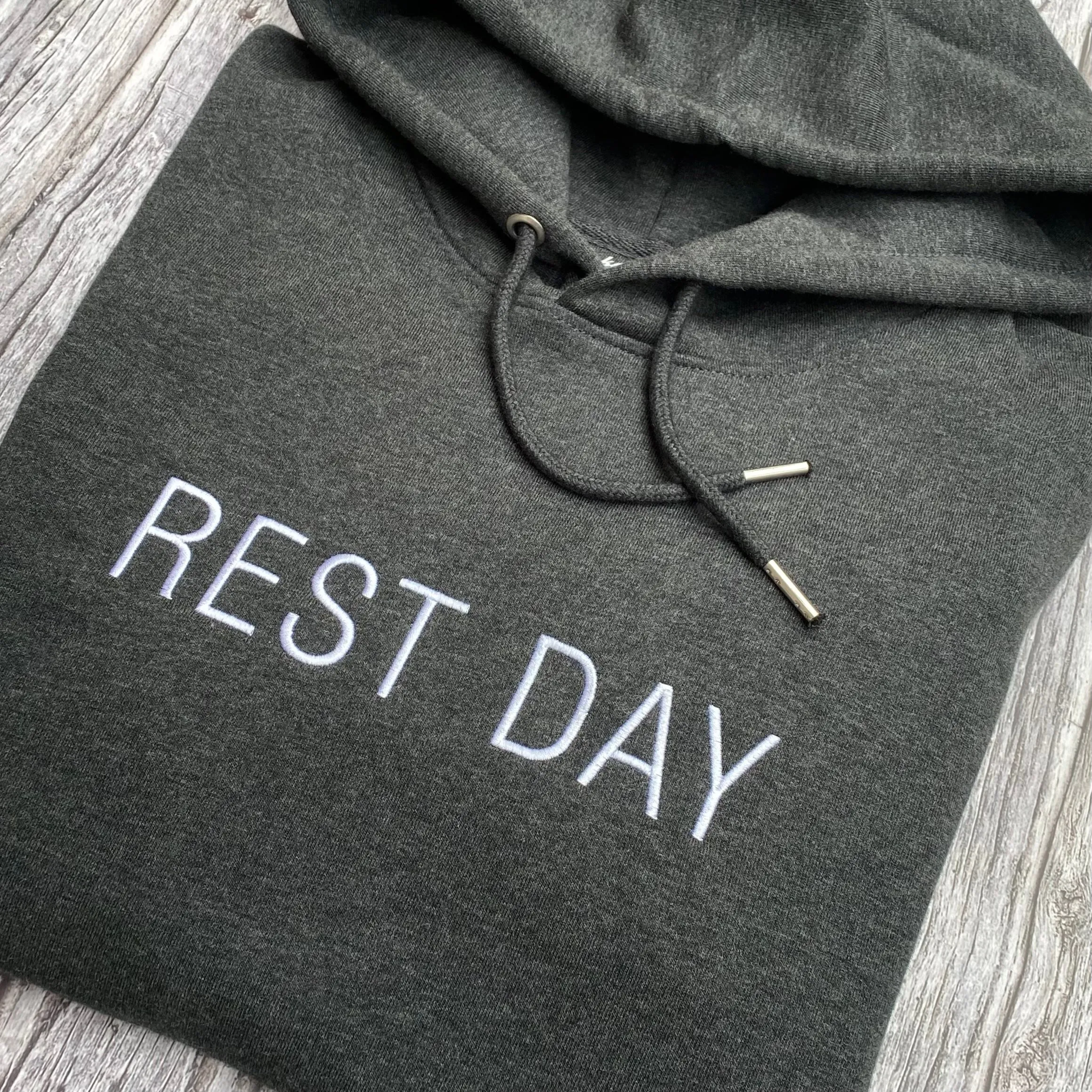 Rest Day Hoodie - Embroidered (w)