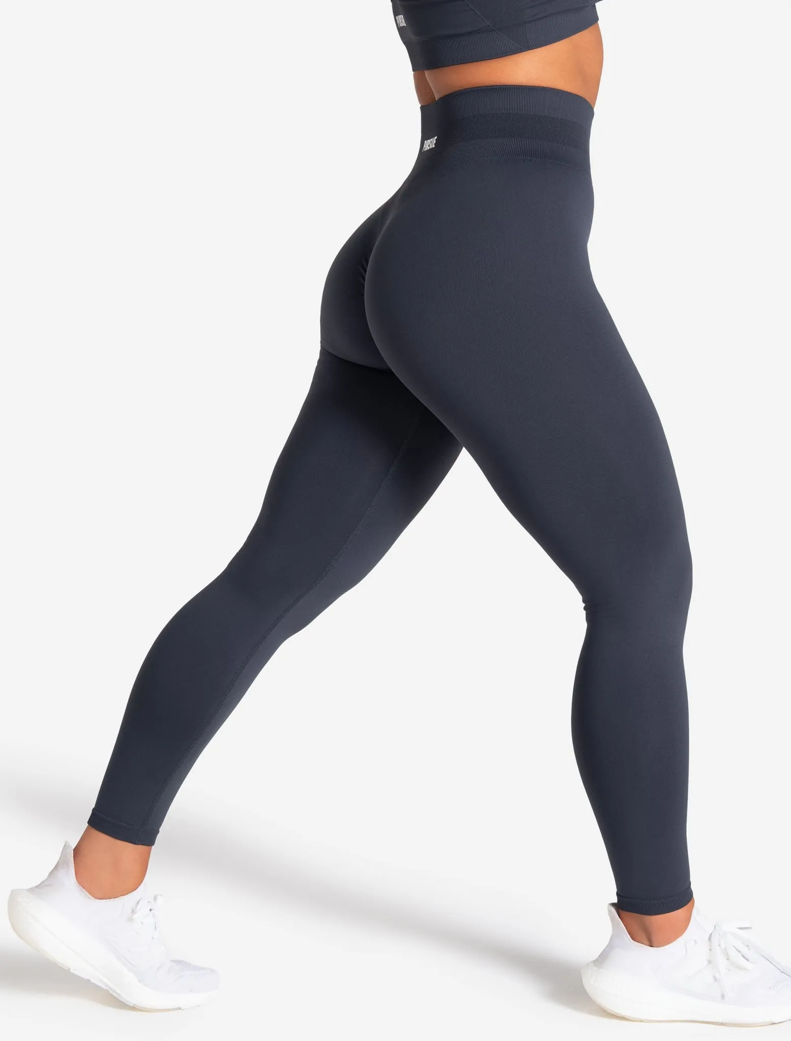 Scrunch Seamless Leggings - Midnight Blue