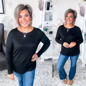 She's Fabulous Long Sleeve Tee - Black