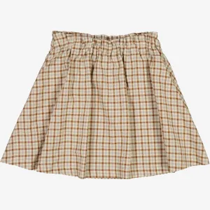 Skirt Alisa - golden dove check