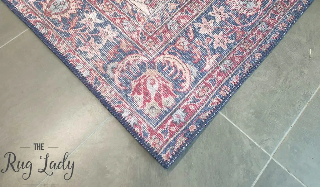 Spirit Red Medallion Transitional Rug