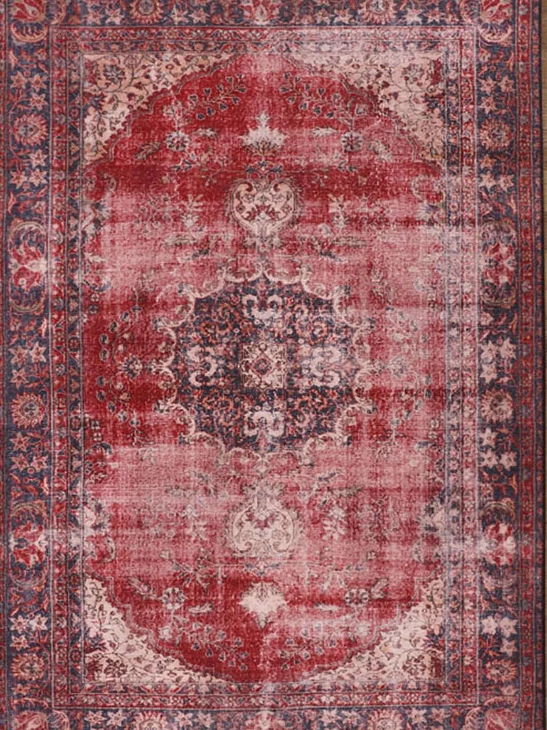 Spirit Red Medallion Transitional Rug