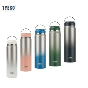 TYESO Sports Bottle With Steel Handle 25oz