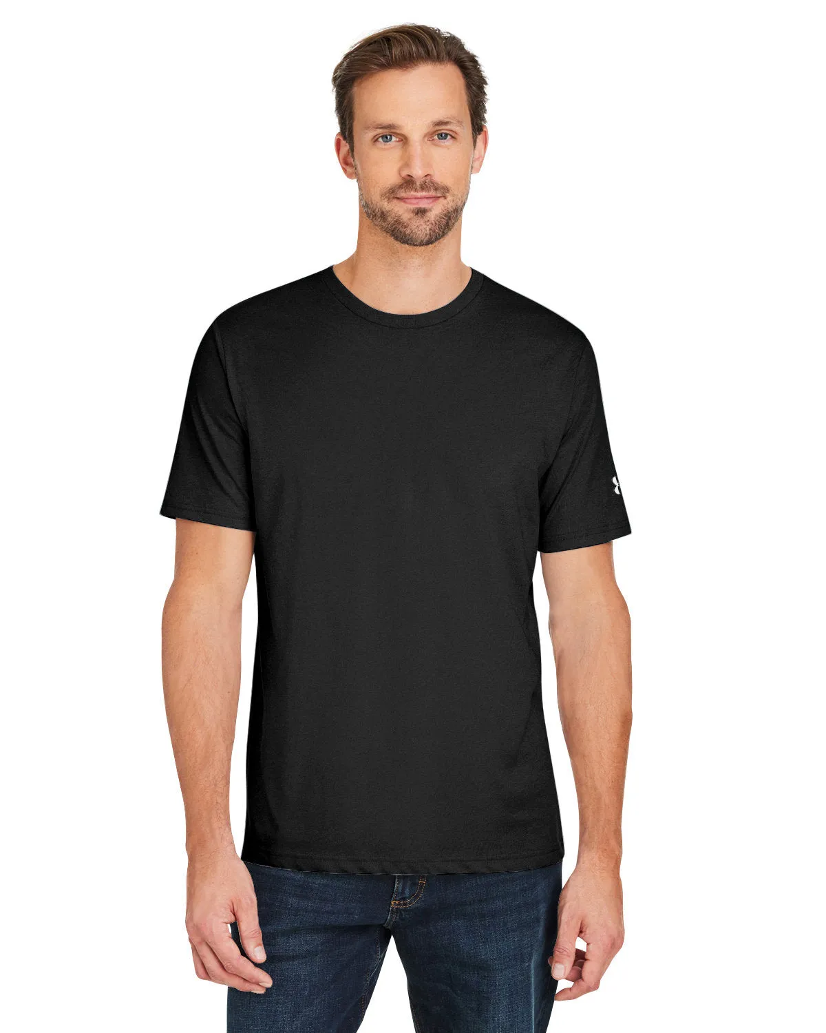 Under Armour Mens Athletic 2.0 Custom T-Shirts, Black