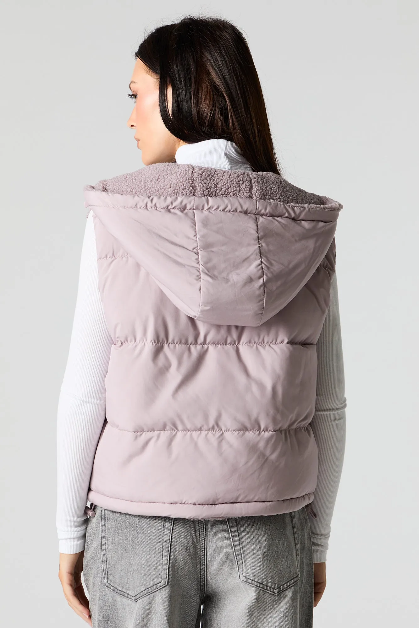 Veste bouffante doublée de Sherpa