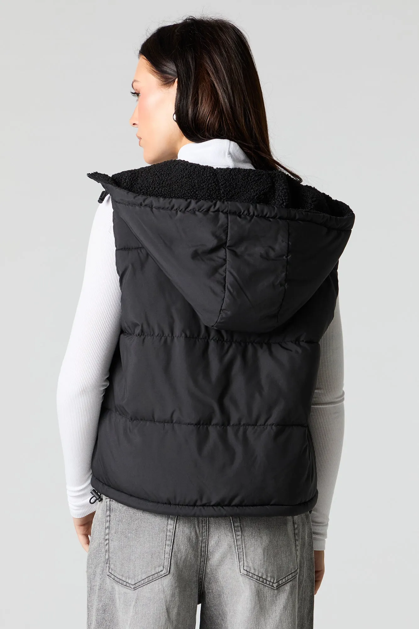 Veste bouffante doublée de Sherpa