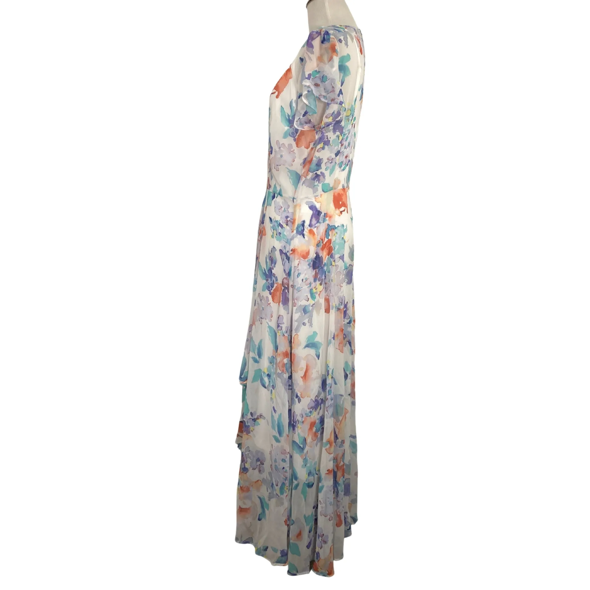 Watercolor Maxi Dress (L)