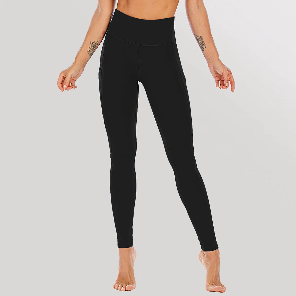 Women's Nabtos® Performance Activewear Yoga High-Waisted Leggings-Black