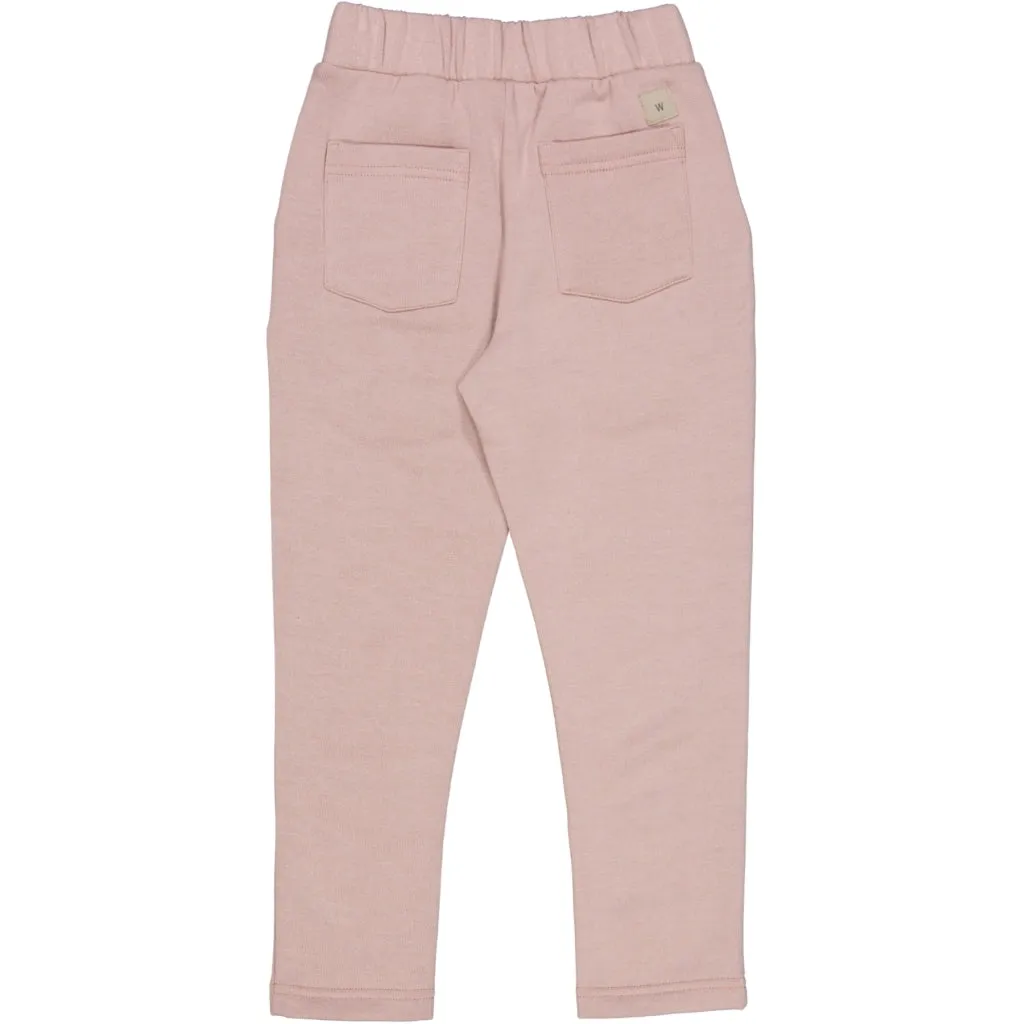 Wool Sweat Pants Petri - rose powder