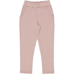 Wool Sweat Pants Petri - rose powder