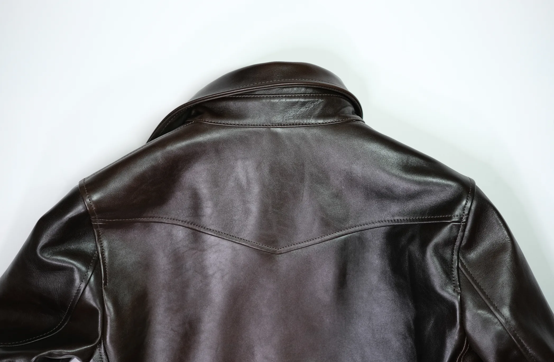 Y'2 Leather HNC-82 Hand Dyed Horse Car Coat